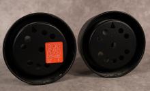 PAIR OF GEORG JENSEN THERMOMETERS
