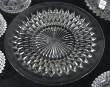 IMPRESSIVE & COMPLETE 18-PIECE FRENCH CRYSTAL SERVING SET