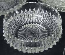 IMPRESSIVE & COMPLETE 18-PIECE FRENCH CRYSTAL SERVING SET