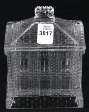 RARE ANTIQUE GLASS TEA CADDY