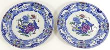 PAIR OF ANTIQUE ENGLISH PLATES