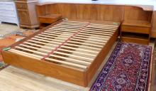 DANISH TEAK QUEEN SIZE BED