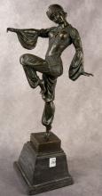 CHAPARUS "HARLEKIN DANCER" BRONZE SCULPTURE