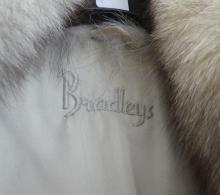 WHITE FOX FUR COAT