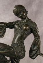CHAPARUS "HARLEKIN DANCER" BRONZE SCULPTURE