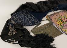 THREE PURSES AND SCARF
