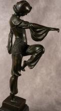 CHAPARUS "HARLEKIN DANCER" BRONZE SCULPTURE
