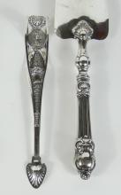 2 ANTIQUE SILVER UTENSILS