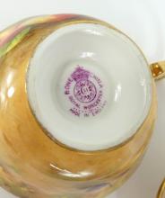 EXCEPTIONAL SIGNED ROYAL WORCESTER CUP & SAUCER