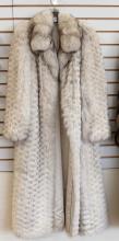 WHITE FOX FUR COAT