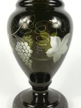 HAND-BLOWN BOHEMIAN VASE