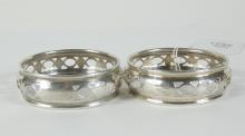 PAIR STERLING NAPKIN RINGS