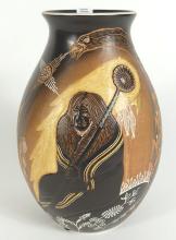 STEVE SMITH POTTERY VASE