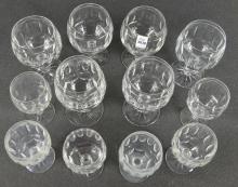 12 EDINBURGH CRYSTAL WINE GLASSES