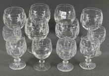 12 EDINBURGH CRYSTAL WINE GLASSES