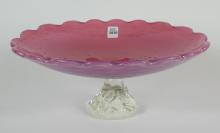 VINTAGE MURANO GLASS TAZZA