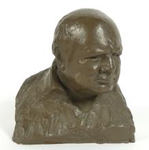 BUST OF WINSTON CHURCHILL