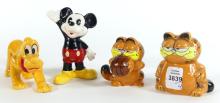 WALT DISNEY & GARFIELD FIGURINES
