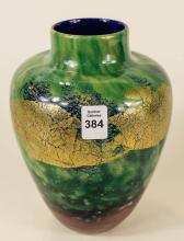 EDWARD ROMAN STUDIO GLASS VASE