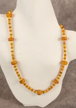 BALTIC AMBER BEADED NECKLACE