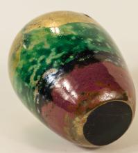 EDWARD ROMAN STUDIO GLASS VASE