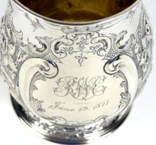 ANTIQUE ENGLISH SILVER TANKARD