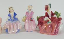 5 ROYAL DOULTON FIGURINES