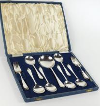 ANTIQUE ENGLISH DESSERT SET