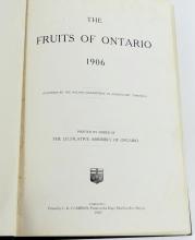 RARE ORIGINAL VERSION OF THE "FRUITS OF ONTARIO 1906"
