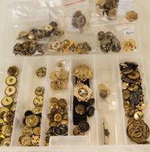 MILITARY BUTTONS AND BADGES