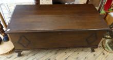 WALNUT BLANKET BOX