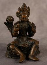 ASIAN BRONZE CABINET FIGURE
