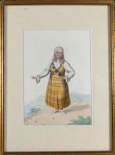 PAIR EARLY HAND-COLOURED ENGRAVINGS