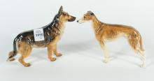 2 ROYAL DOULTON DOG FIGURINES