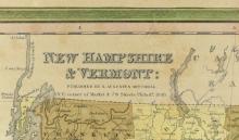 TWO ANTIQUE MAPS OF NEW HAMPSHIRE & VERMONT