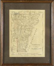 TWO ANTIQUE MAPS OF NEW HAMPSHIRE & VERMONT