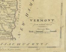 TWO ANTIQUE MAPS OF NEW HAMPSHIRE & VERMONT