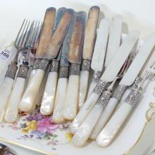 MOTHER-OF-PEARL HANDLED CUTLERY