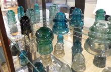 16 GLASS INSULATORS