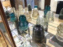 16 GLASS INSULATORS