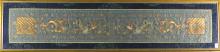 ANTIQUE CHINESE GOLD THREADED SILK PANEL