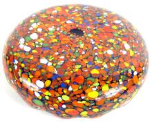 RARE BOHEMIAN SPATTER BOWL