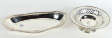 2 STERLING SILVER DISHES