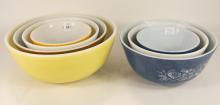 TWO GRADUATED MIXING BOWL SETS