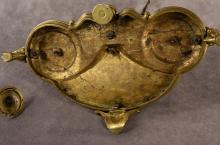 GILDED BRONZE NEO-CLASSICAL STANDISH