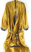 LUXURIOUS EMBROIDERED 100% SILK HOUSE/BATH ROBE