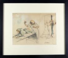 TWO GASTON HOFFMAN LITHOGRAPHS