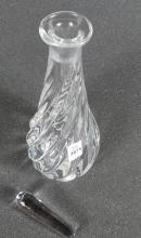 VINTAGE ORREFORS CRYSTAL TEARDROP DECANTER