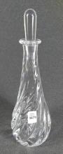 VINTAGE ORREFORS CRYSTAL TEARDROP DECANTER