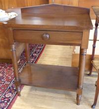 ANTIQUE STAND TABLE